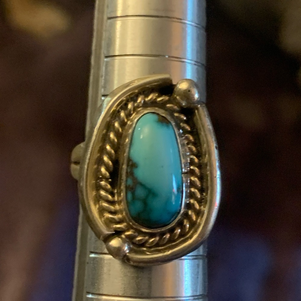 Vintage Navajo Turquoise Ring